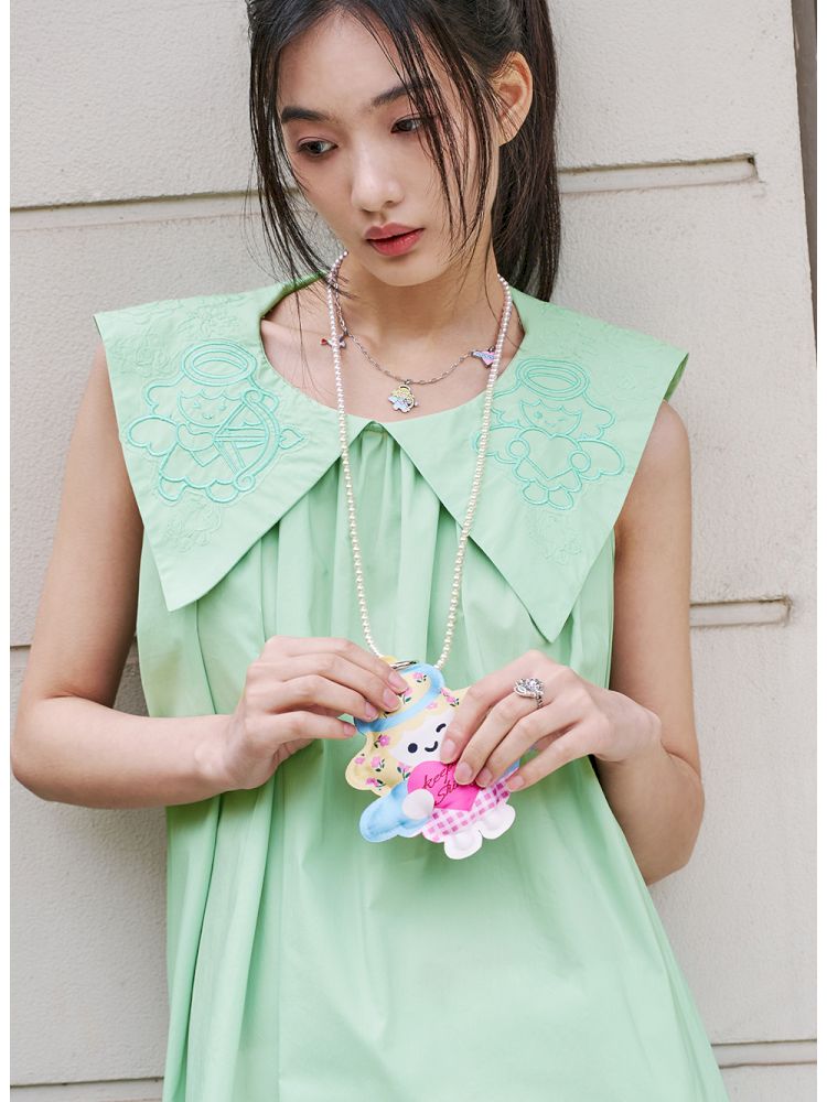 Heart Cherub Necklace【s0000012448】