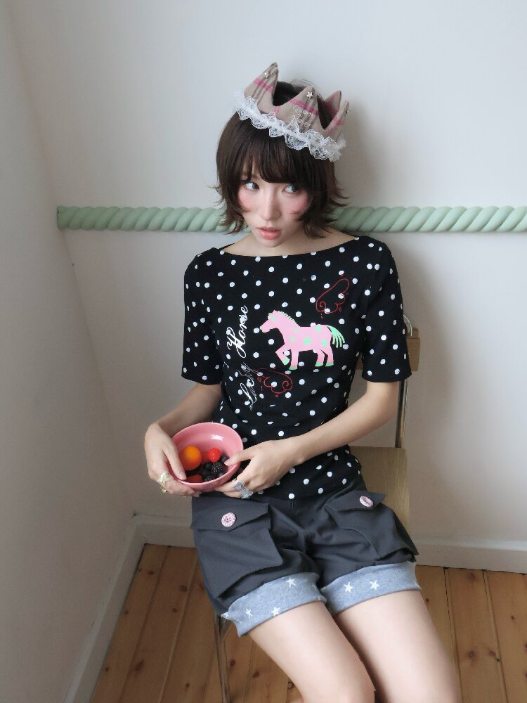 LuckyHorse Silver Stamped Boat Top【s0000018680】