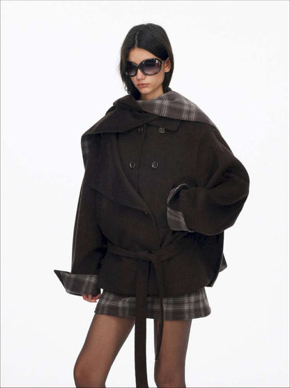 Wool Double Breasted Jacket Set【s0000015061】