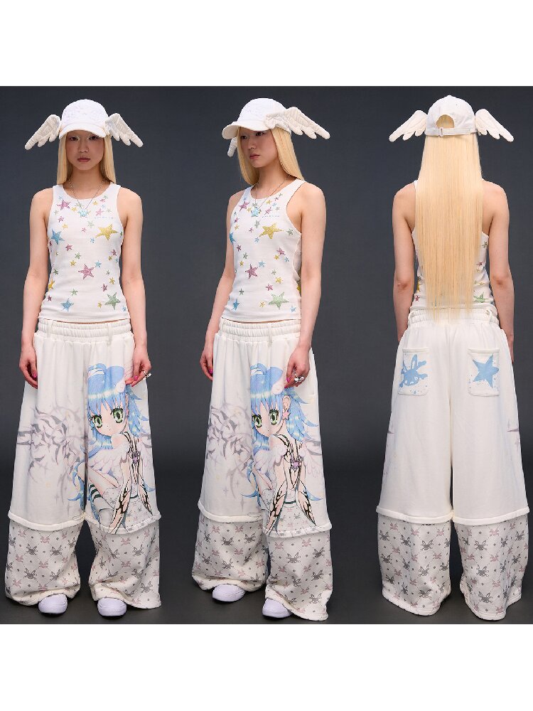 Big Eye Embroidered Angel Cap【s0000017294】