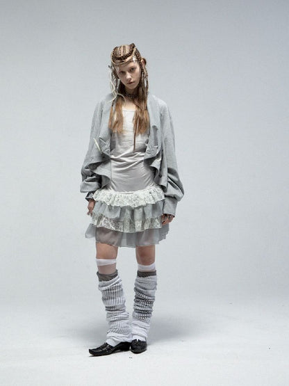 Lapel Sailor Pirate Style Sweatshirt Jacket【s0000011839】