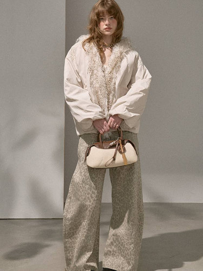 Straight-Leg Wide-Leg Jeans【s0000014389】