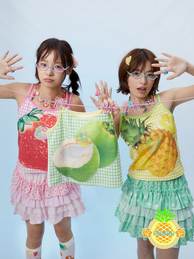 Fruit girl tank top【s0000012862】