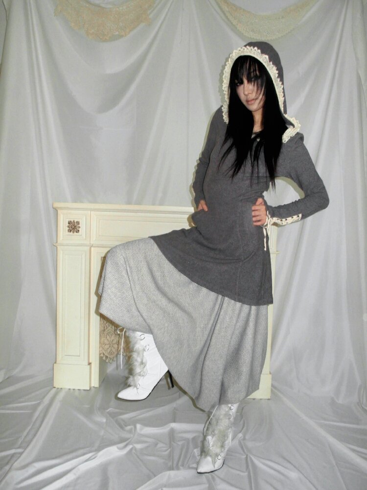 Mid-Century Lantern Buttoned Culottes【s0000017969】