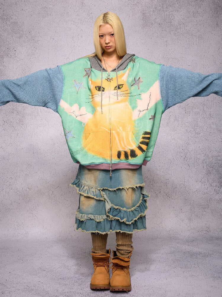 Mysterious Elf Cat Sweatshirt【s0000019144】