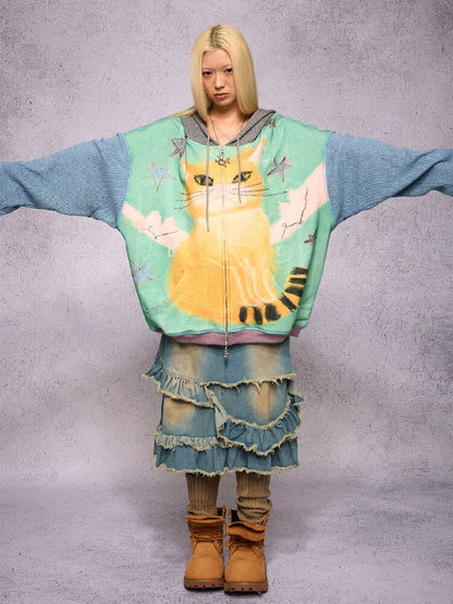 Mysterious Elf Cat Sweatshirt【s0000019144】