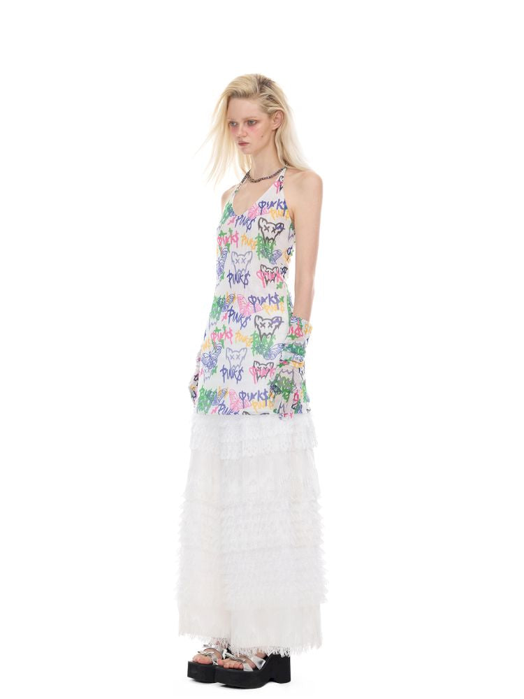 Slim-fit elastic punk Y2K dress【s0000012984】