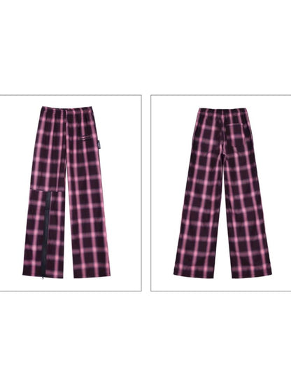 Plaid Trailing Pants【s0000009946】