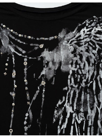 Millennial Gal Print T-Shirt Dress【s0000017861】