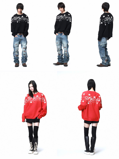 Jacquard Merino Wool Sweater【s0000018232】