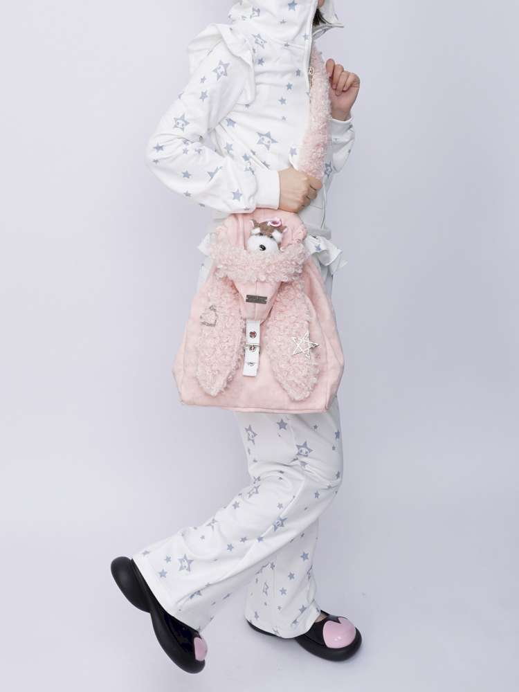 Rabbit Ears Cute Fur Crossbody School Bag【s0000014616】