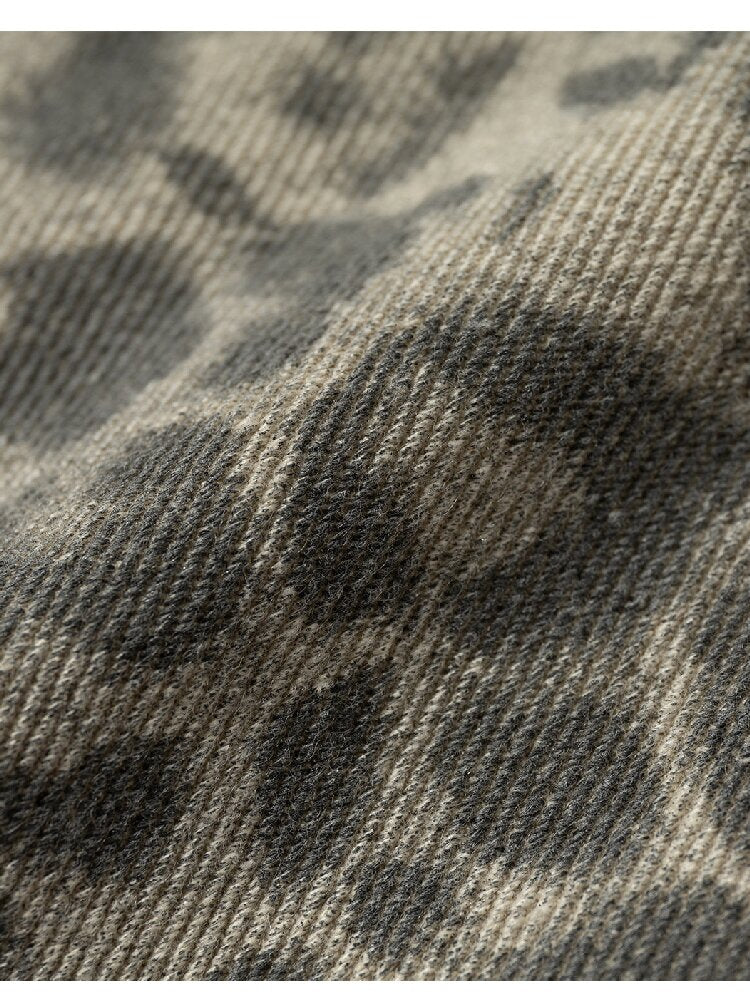 Washed Irregular Leather Denim Skirt【s0000015943】