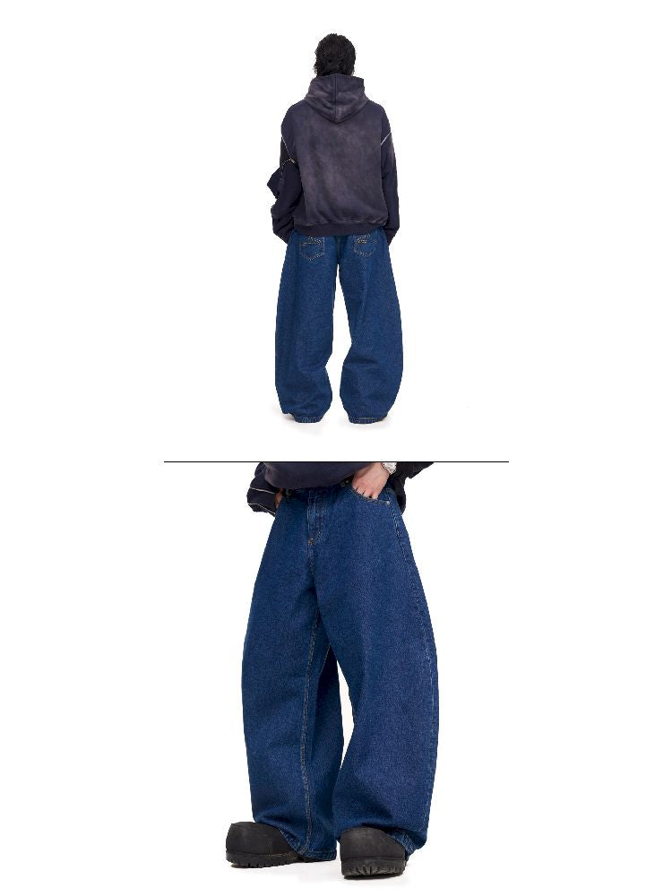 Aged Machete Wide Leg Jeans【s0000011699】