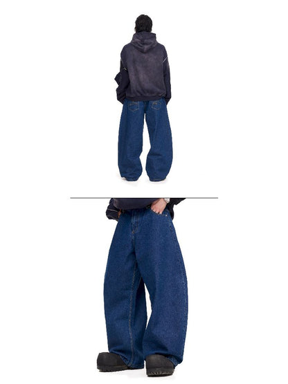 Aged Machete Wide Leg Jeans【s0000011699】