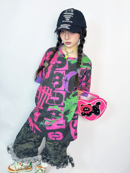 Loose Positive Shoulder T-Shirt【s0000013730】