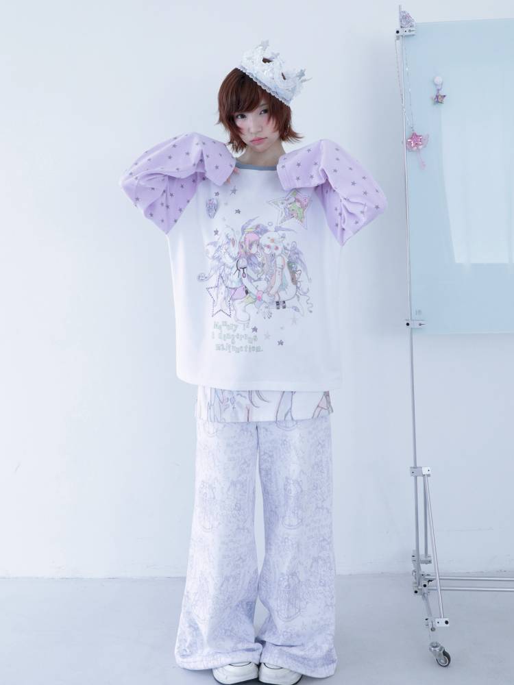 Angel Fake Two Sweatpants【s0000014440】