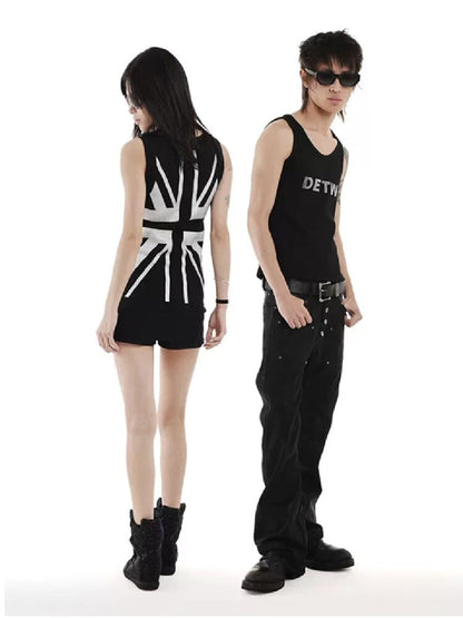 Flash Diamond Hot Stamped Vest【s0000018229】