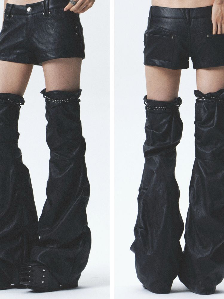 Soft Leather Short Leg Cover Set【s0000012688】