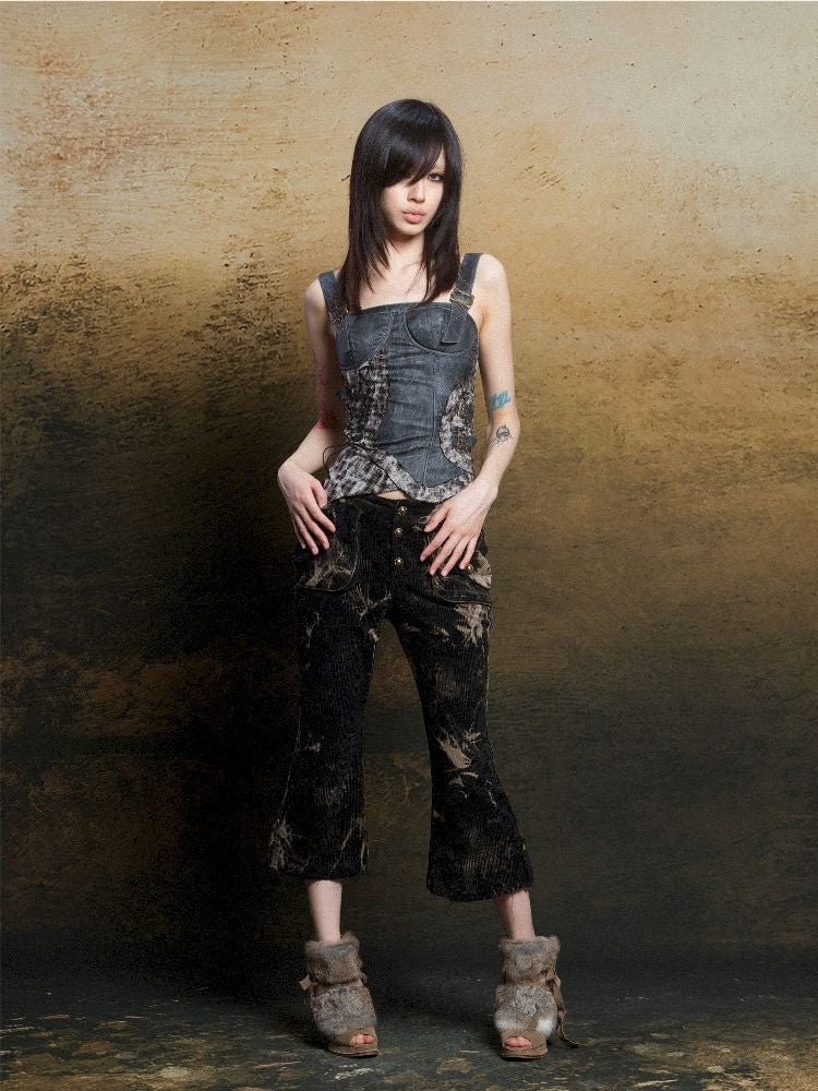 Tie-Dye Micro Low Waist Pants【s0000011817】