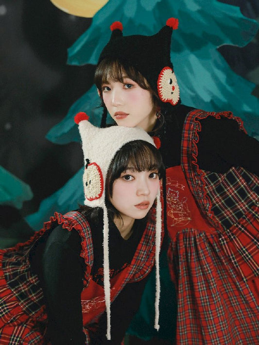 Apple Kitten Pointed Ear Hairball Knit Hat【s0000005690】