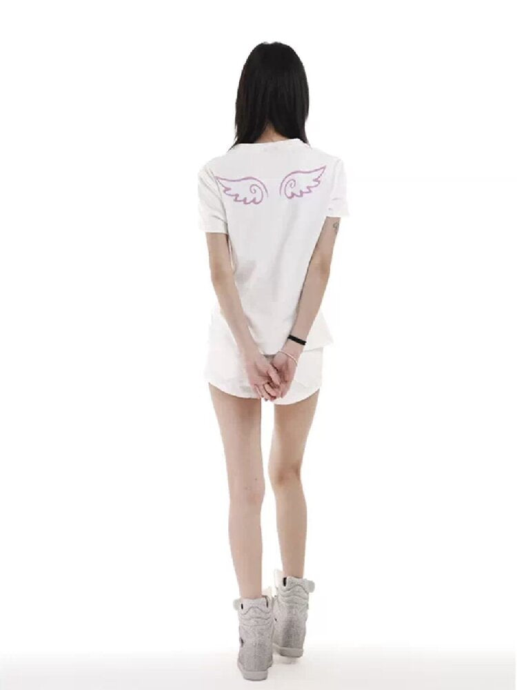 Leopard Print Slogan Short Sleeve【s0000018242】