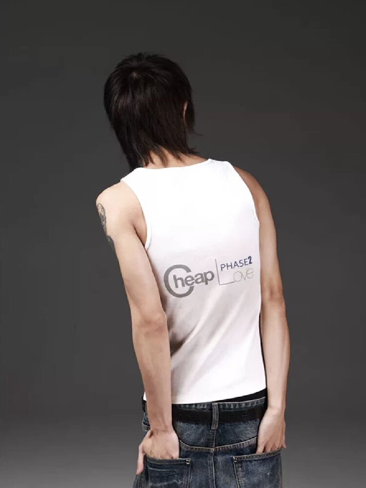 Distressed Irregular Rivet U-Vest【s0000018267】