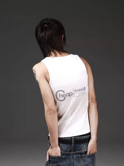 Distressed Irregular Rivet U-Vest【s0000018267】