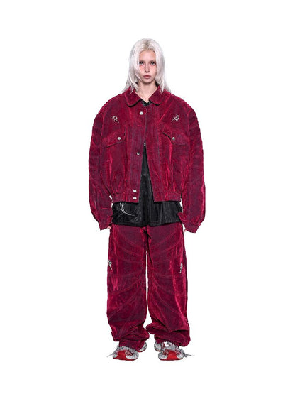 Y3K 벨벳 데님 재킷 [S0000011023]