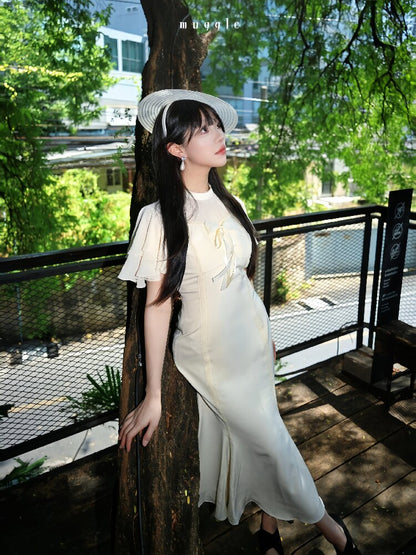 Vintage Lace Waist Mermaid Skirt【s0000016940】