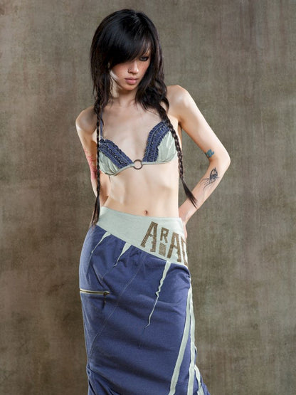 Drawstring Crash Ruffle Bikini【s0000012659】