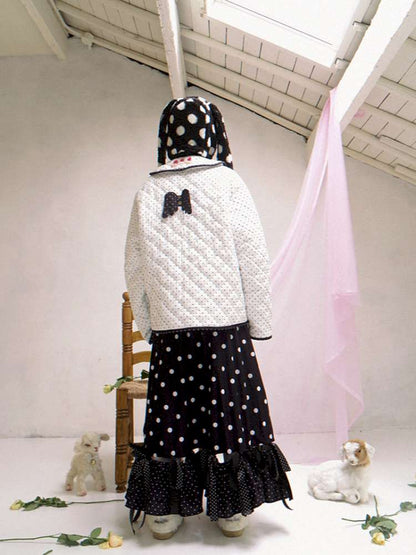 Notebook-Style Printed Cat Cotton Coat【s0000014527】