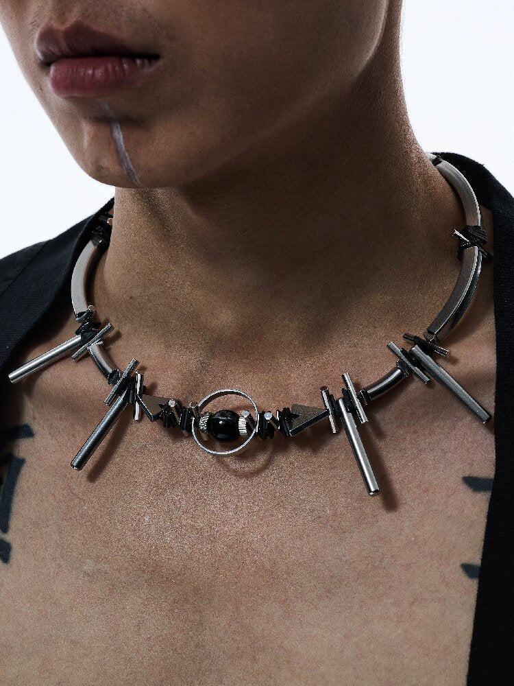 Doomsday Mech Punk Choker Necklace【s0000018822】