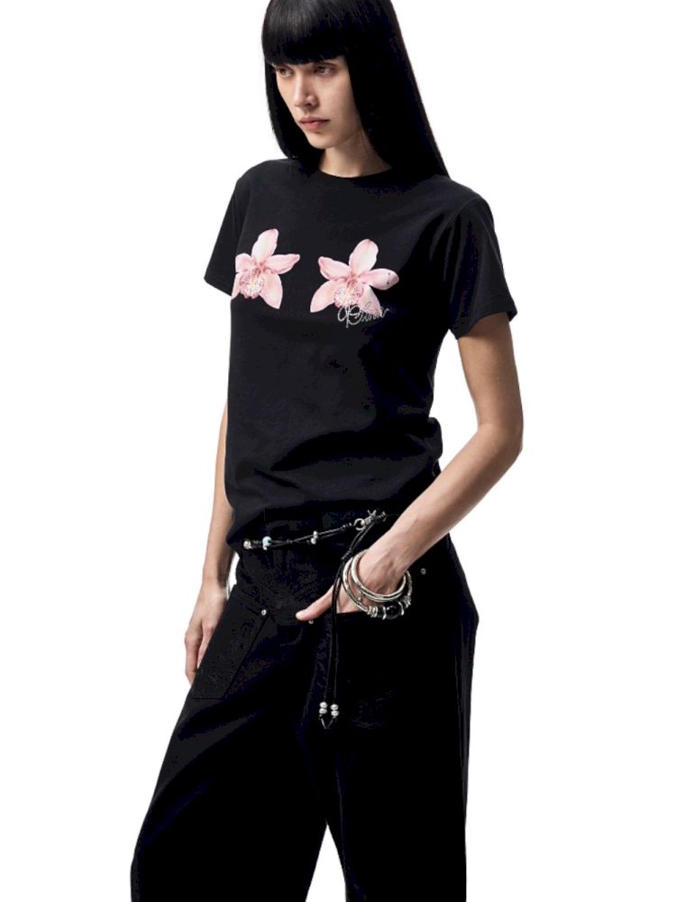 Printed Loose Short Sleeve T-Shirt【s0000012402】