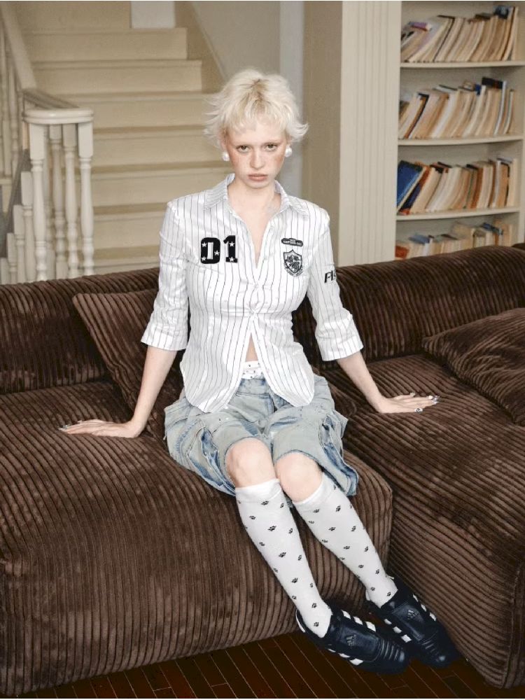 Long Sleeve Ball Gown Shirt【s0000011591】