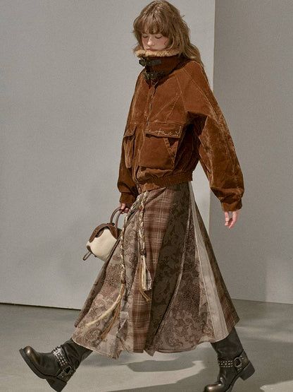 Irregular Patchwork Skirt【s0000014398】