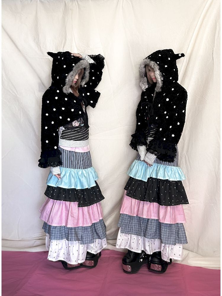 Multi-Layered Irregular Half-Body Skirt【s0000011948】