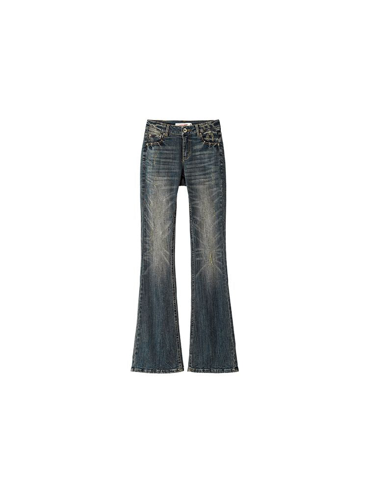 Heavyweight Denim Flared Pants [S0000010197]