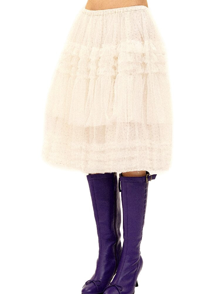 Floral Light Mesh Lace Skirt【s0000016432】