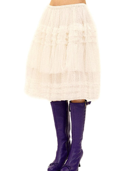 Floral Light Mesh Lace Skirt【s0000016432】