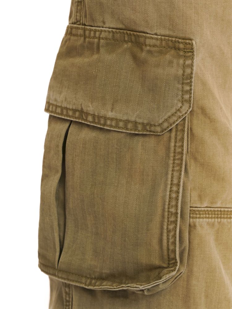 Adjustable workwear seven-minute pants【s0000013428】