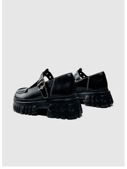 Platform Muffin Belt Buckle Shoes【s0000015706】