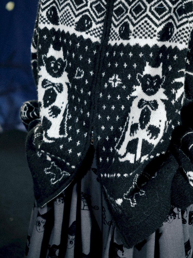 Cat Ears Devil's Tail Cardigan【s0000011559】