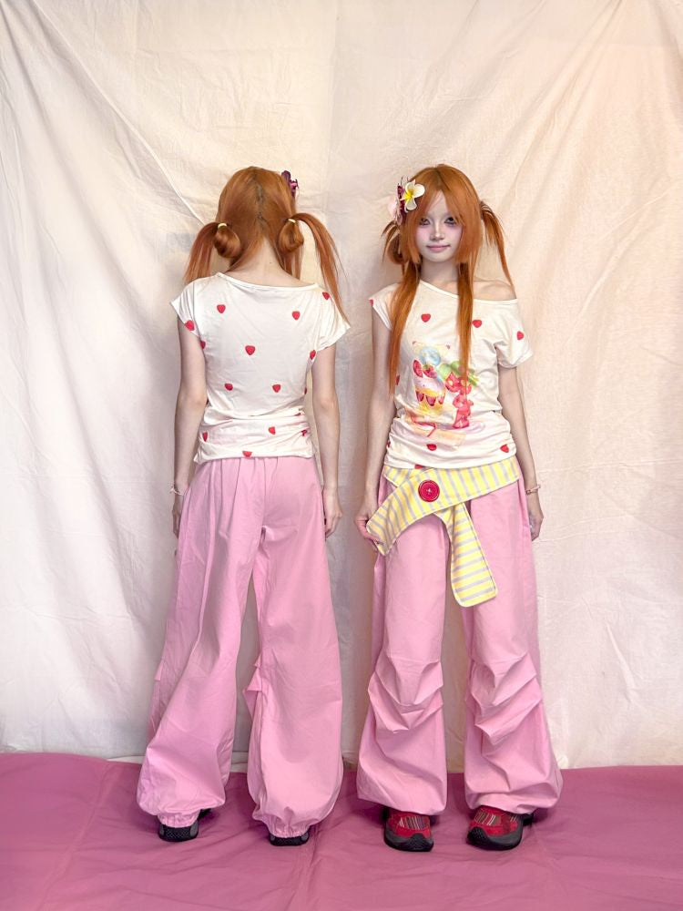 Graphic Short Sleeve Slim Fit T-Shirt【s0000012484】