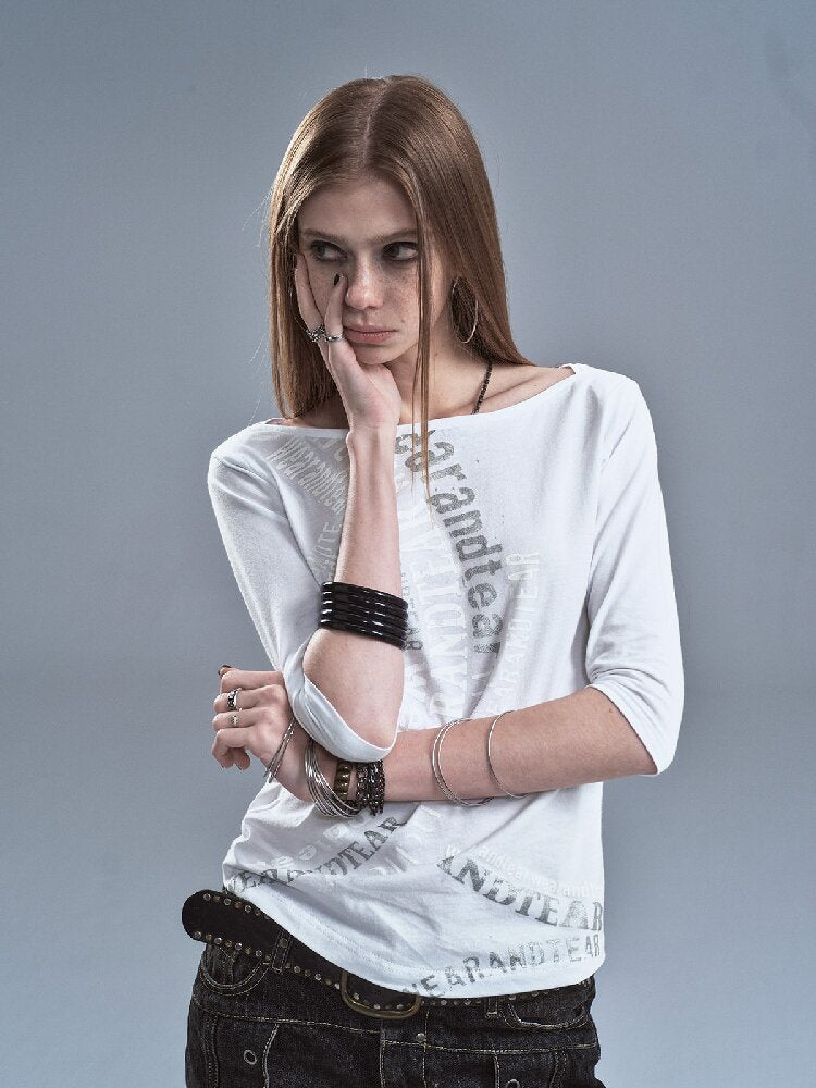 Silver Print Sheer Sunscreen Shirt【s0000016639】