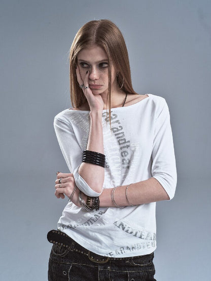 Silver Print Sheer Sunscreen Shirt【s0000016639】