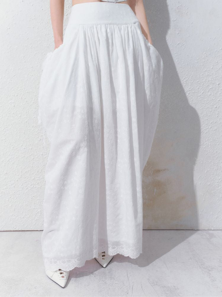 High-Waisted Half-Length Skirt【s0000012154】