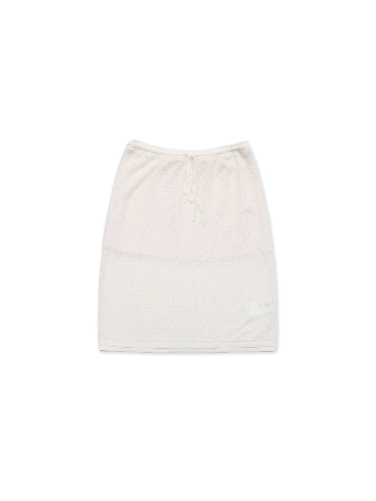 Breathable Lace Knit Top Skirt Set【s0000017442】