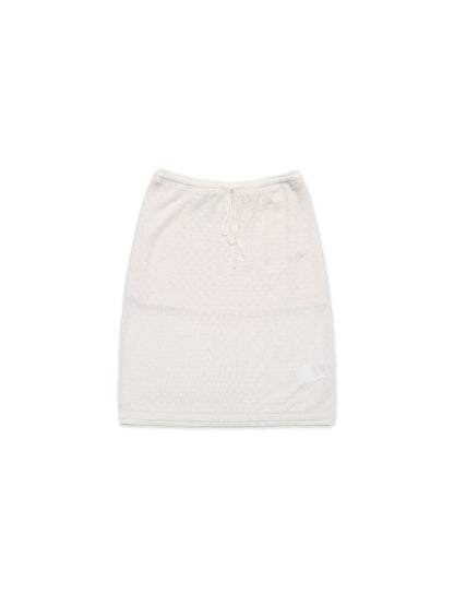 Breathable Lace Knit Top Skirt Set【s0000017442】