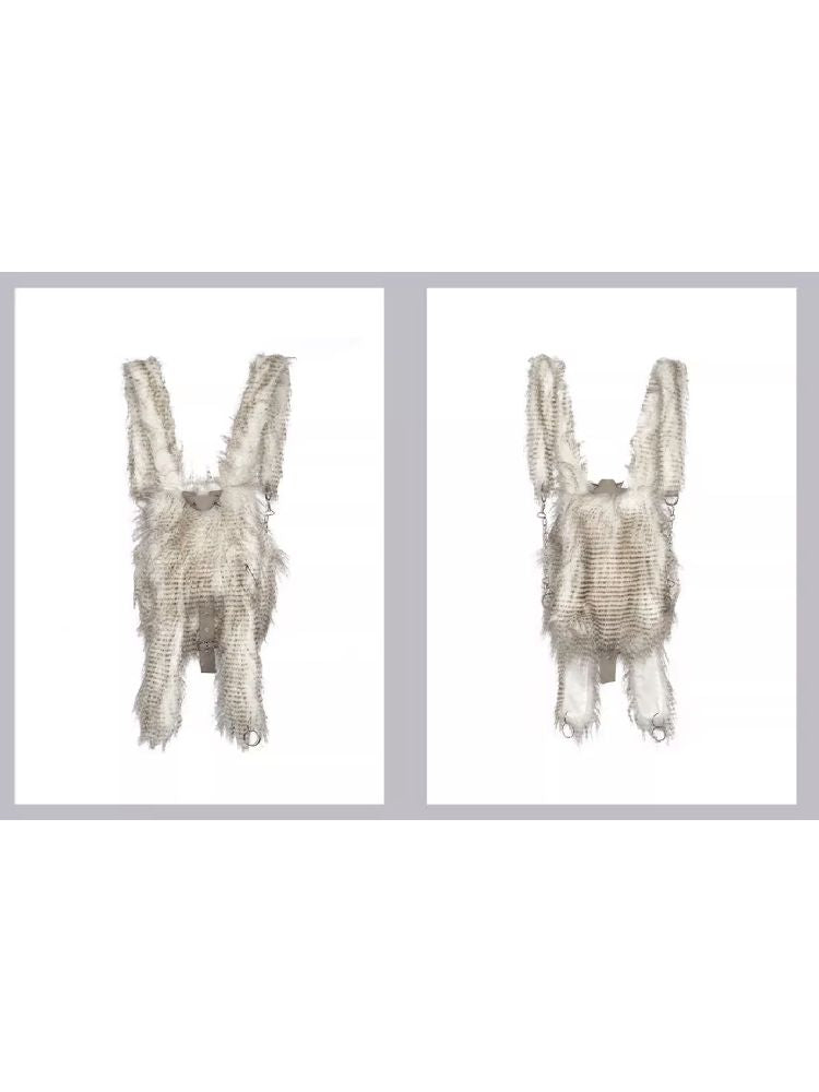 Rabbit Ears Furry Eco-Fur Showder Bag [S0000010749]