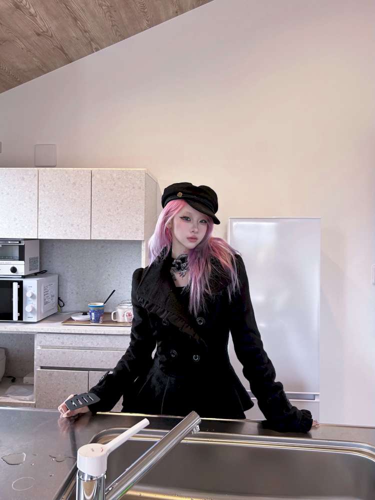 Detachable Big Bow Woolen Coat【s0000014682】